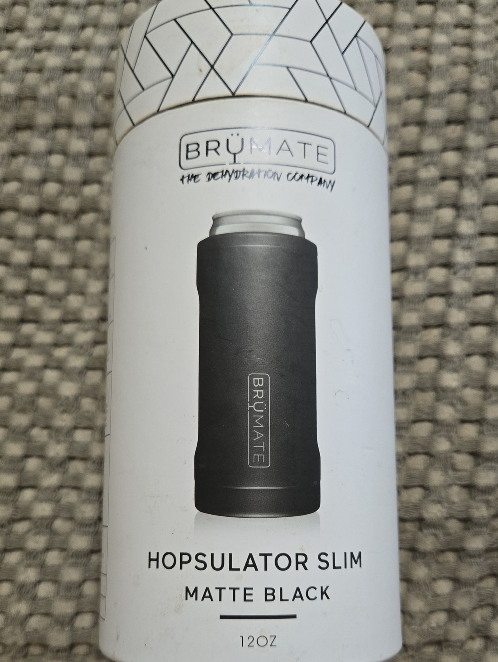 BrüMate Hopsulator Slim Can Cooler - Matte Black -NIB